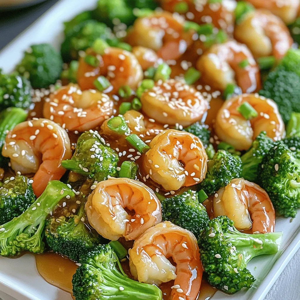 Honey Garlic Shrimp &#038; Broccoli Simple Dinner Delight