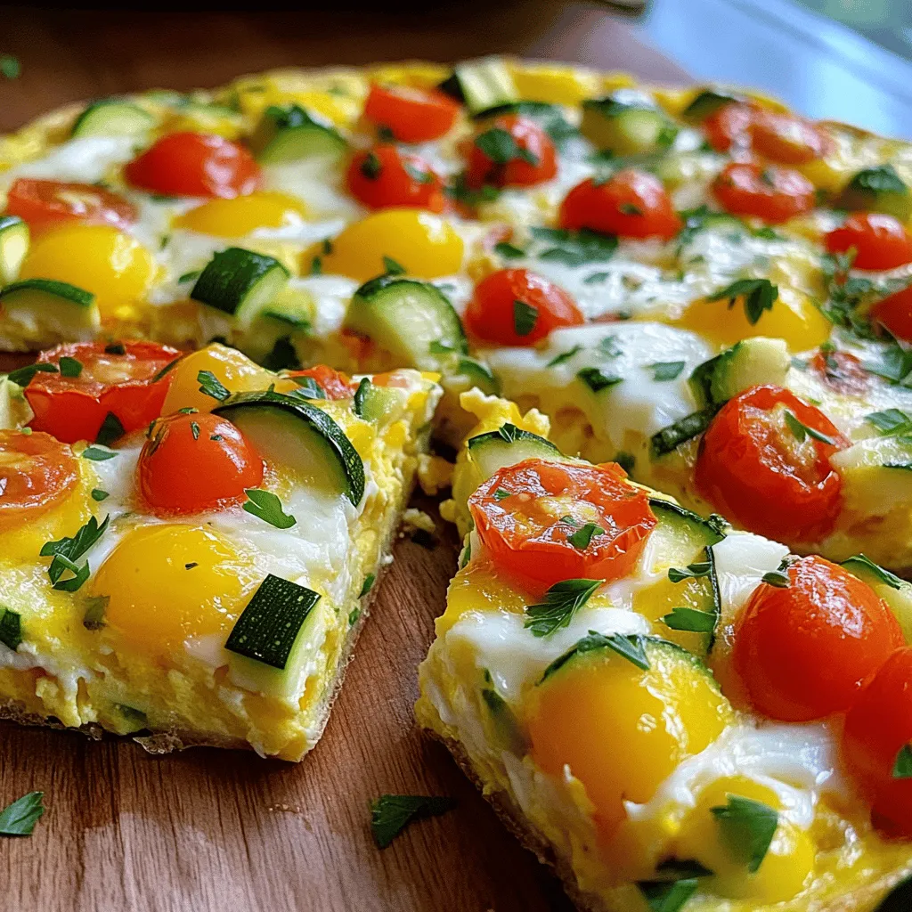 Easy Vegetable Frittata Simple and Quick Recipe