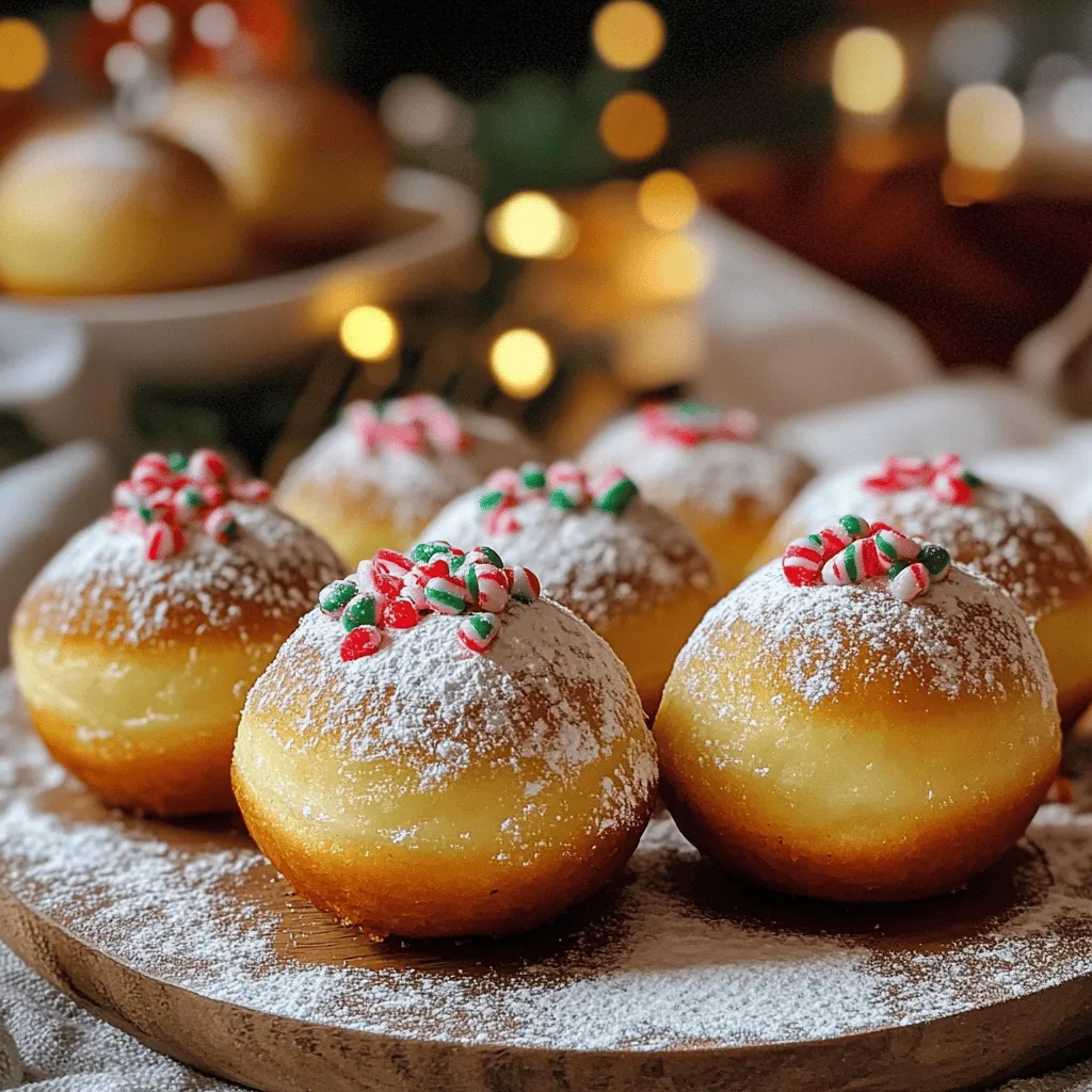Air Fryer Peppermint Mocha Donut Holes Delight