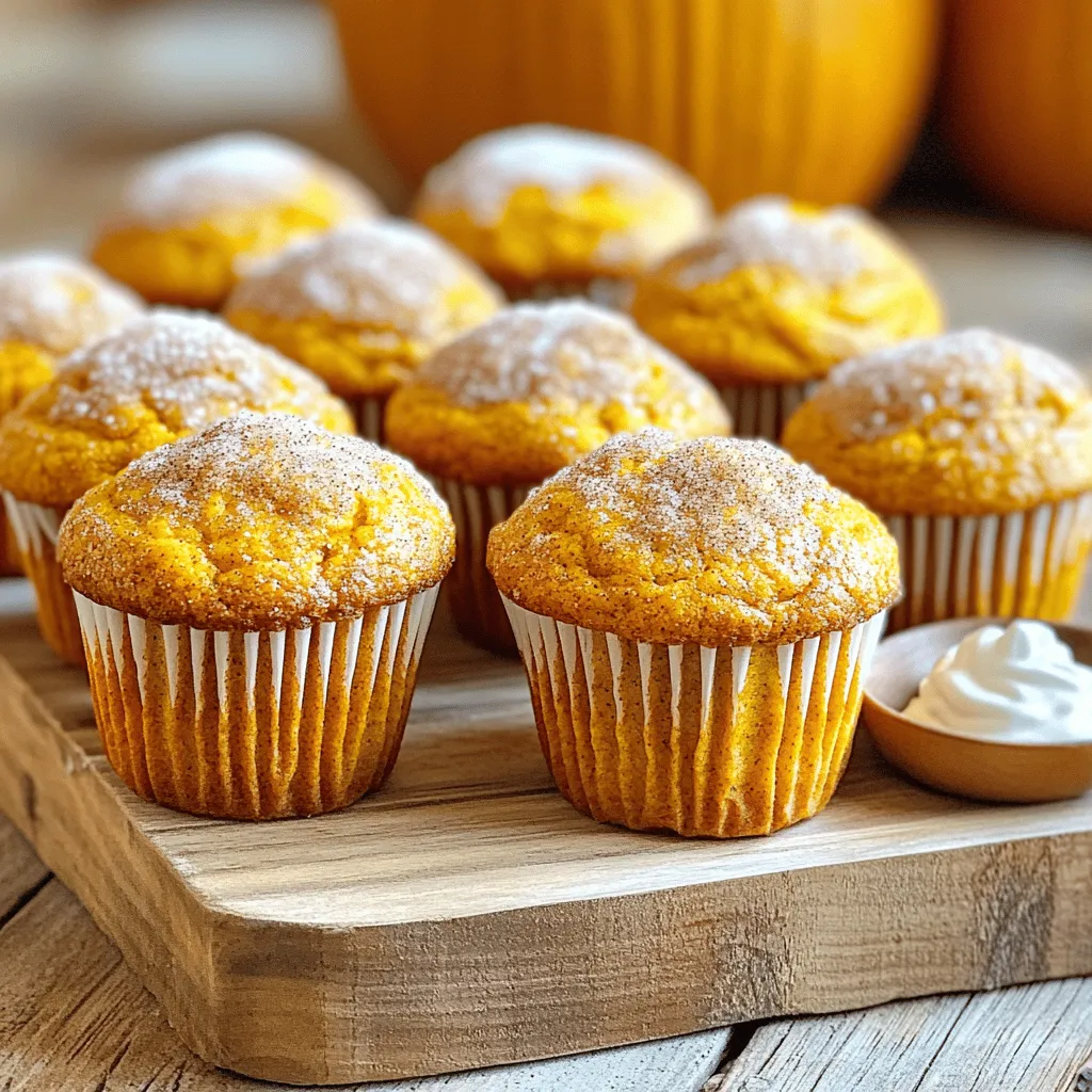 Cinnamon Sugar Pumpkin Muffins Easy and Tasty Treat