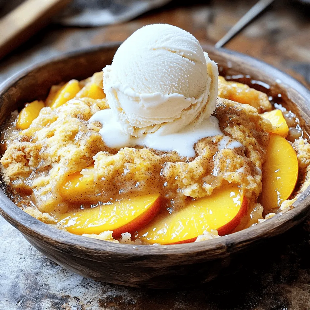 Easy Peach Cobbler Simple and Tasty Dessert Recipe