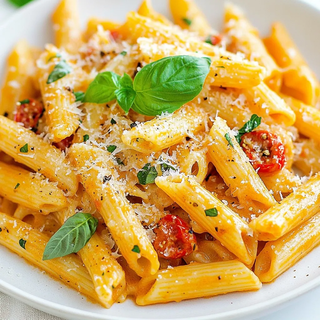 Vodka Pasta Delightful and Creamy Dinner Experience