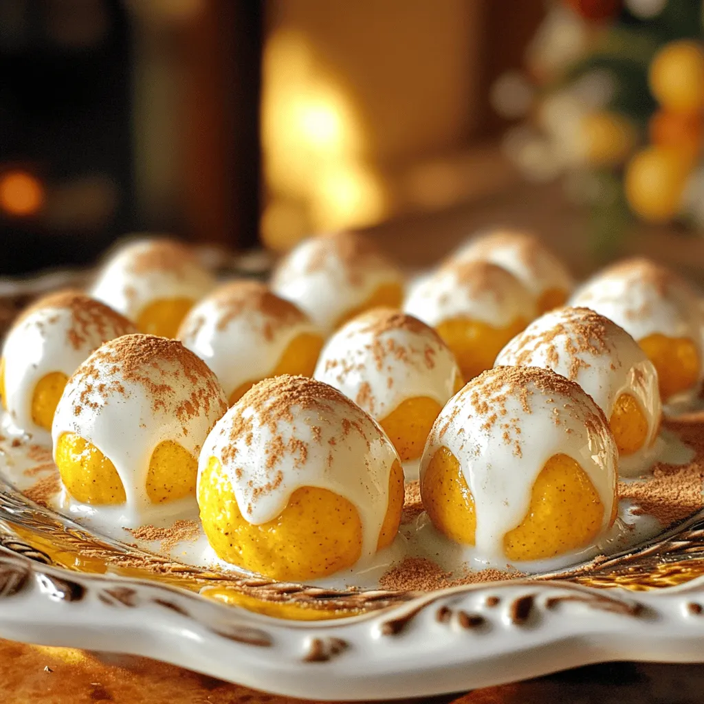 No-Bake Pumpkin Cheesecake Balls Easy Fall Treat