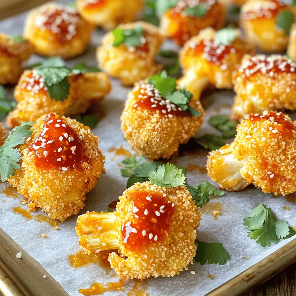 Sweet Chili Cauliflower Wings Crispy and Flavorful Dish