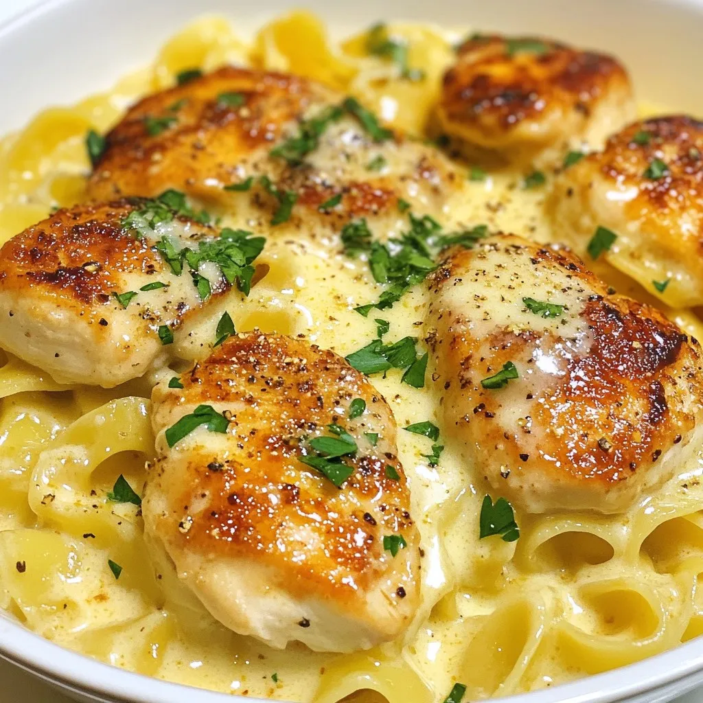 Chicken with Buttered Noodles Flavorful Dinner Recipe