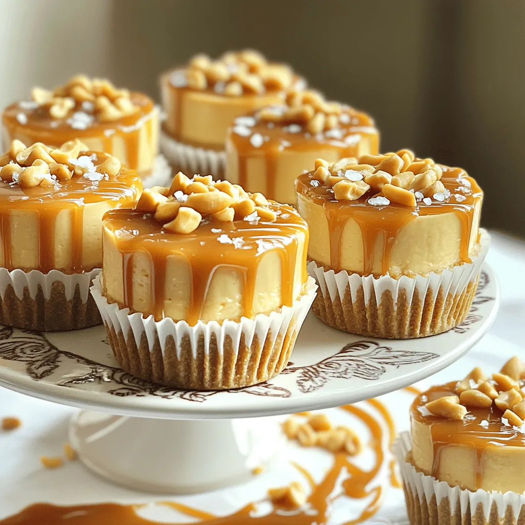 Irresistible Peanut Butter Caramel Mini Cheesecakes Recipe