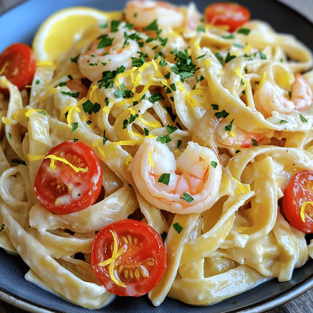 Creamy Garlic Butter Shrimp Pasta Flavorful Delight