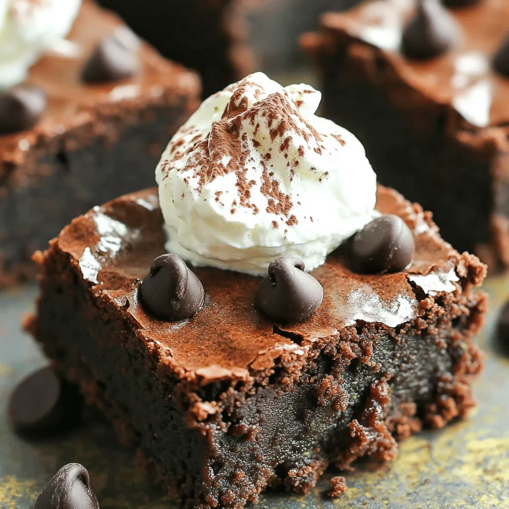 Fudgy KETO Zucchini Brownies Rich and Decadent Delight