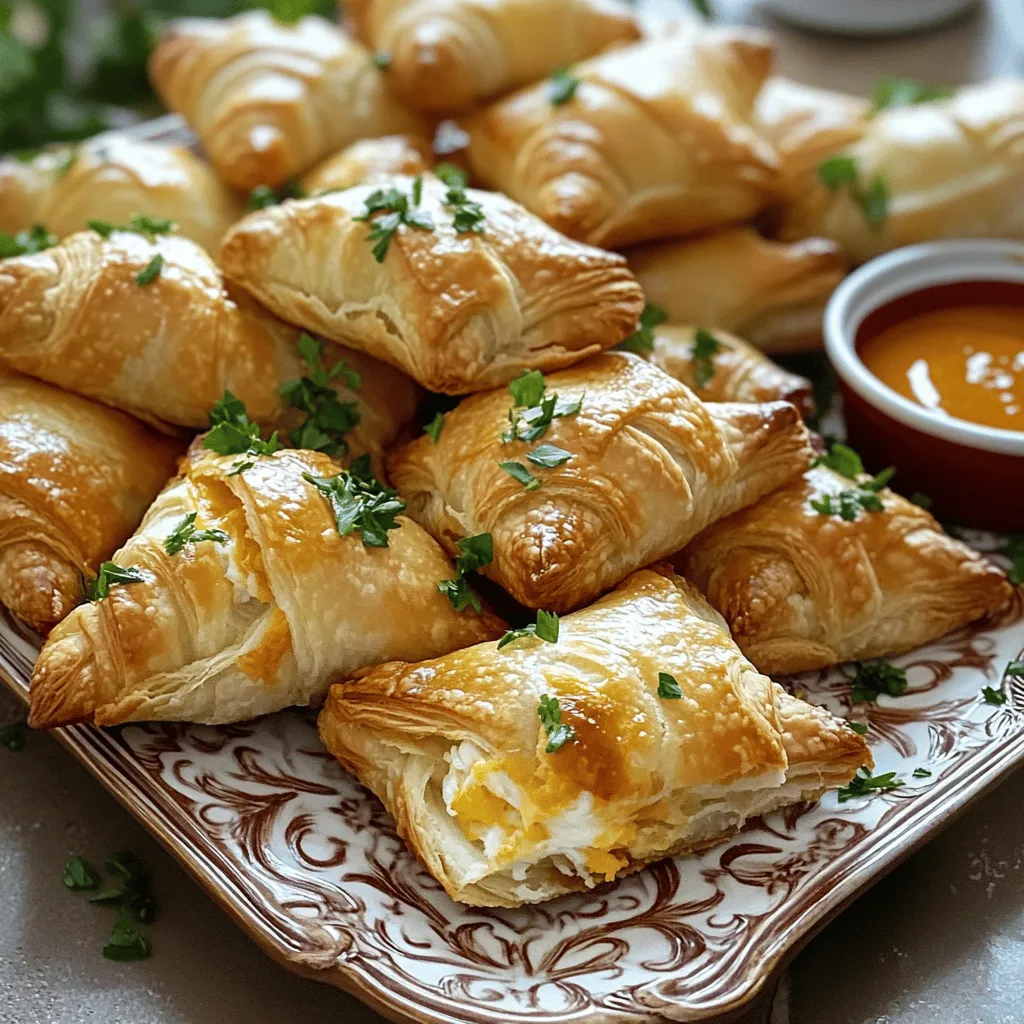 Crab &#038; Cheese Stuffed Crescent Puffs Savory Delight