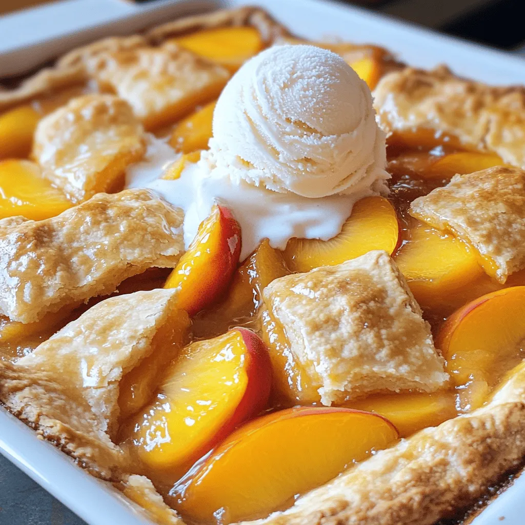 Southern Style Peach Cobbler Easy and Delicious Recipe