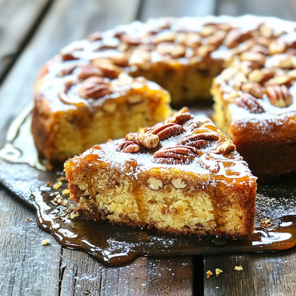 Bakery Style Maple Pecan Coffee Cake Delight