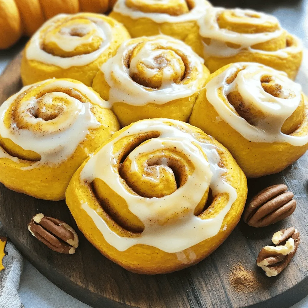Fluffy Pumpkin Cinnamon Rolls Perfectly Simple Treat