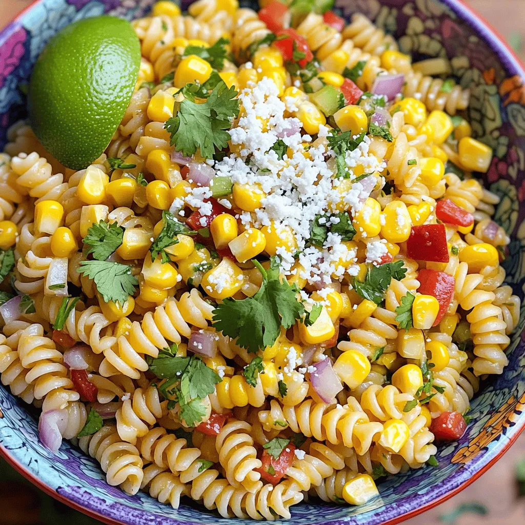 Mexican Street Corn Pasta Salad Flavorful and Fresh