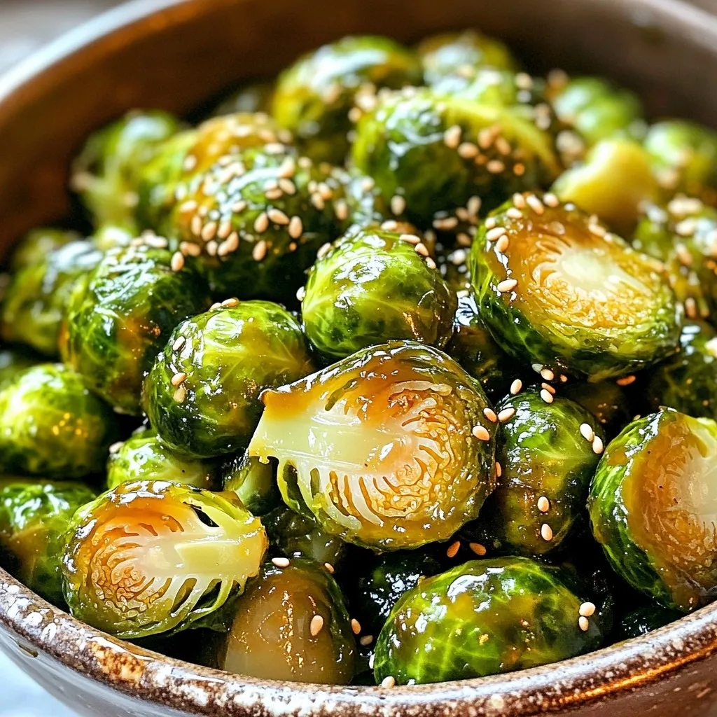 Air Fryer Maple Dijon Brussels Sprouts Tasty Delight
