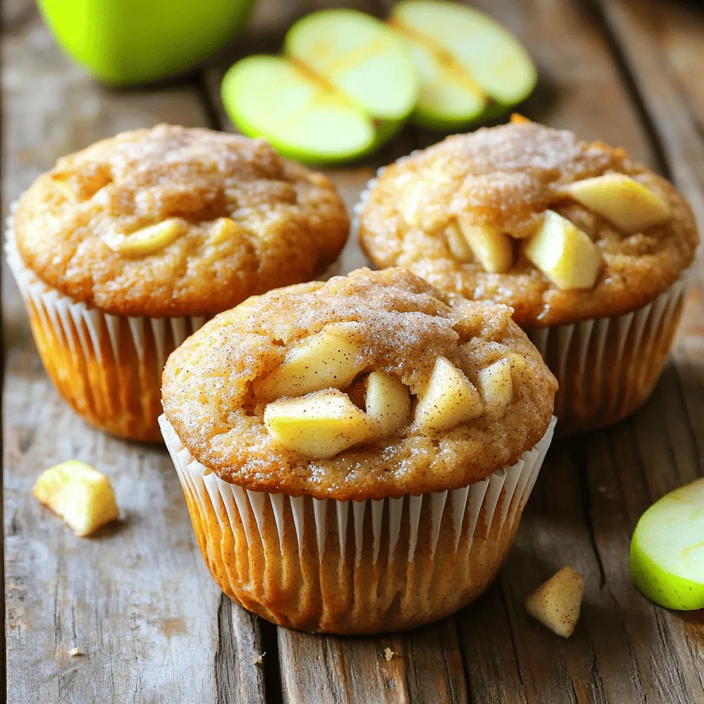 Bakery Style Cinnamon Apple Muffins Irresistible Treat