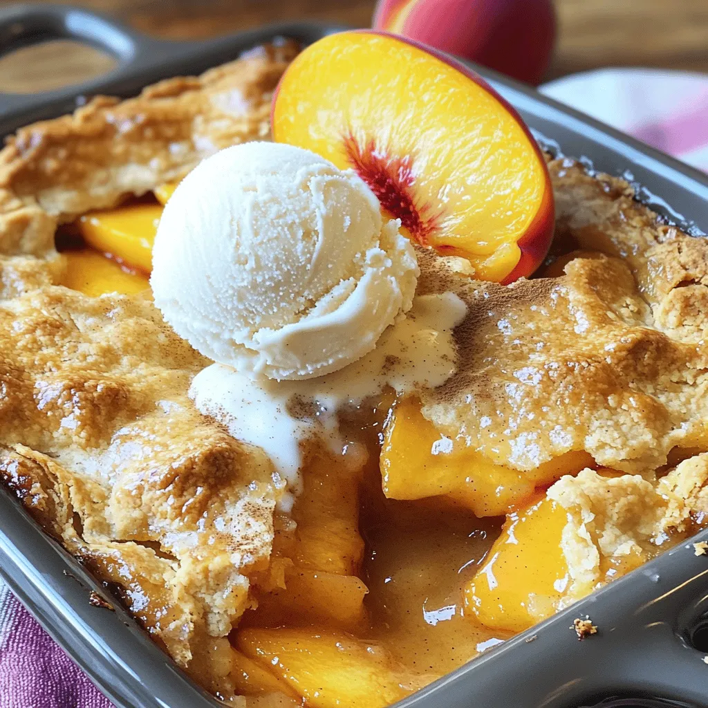 Easy Southern Peach Cobbler Delightful and Simple Recipe