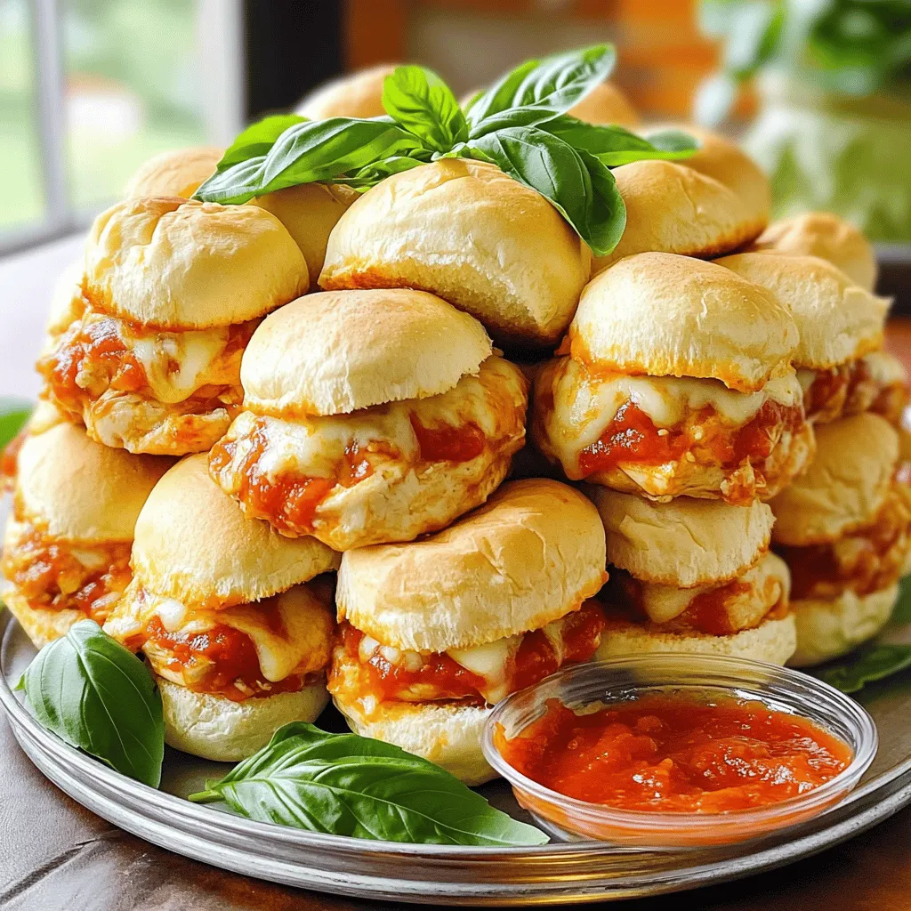 Savory Chicken Parmesan Sliders Easy and Tasty Meal