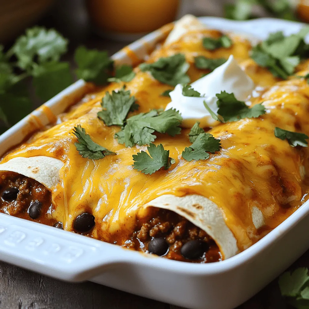 Ground Beef Enchiladas Simple and Satisfying Meal
