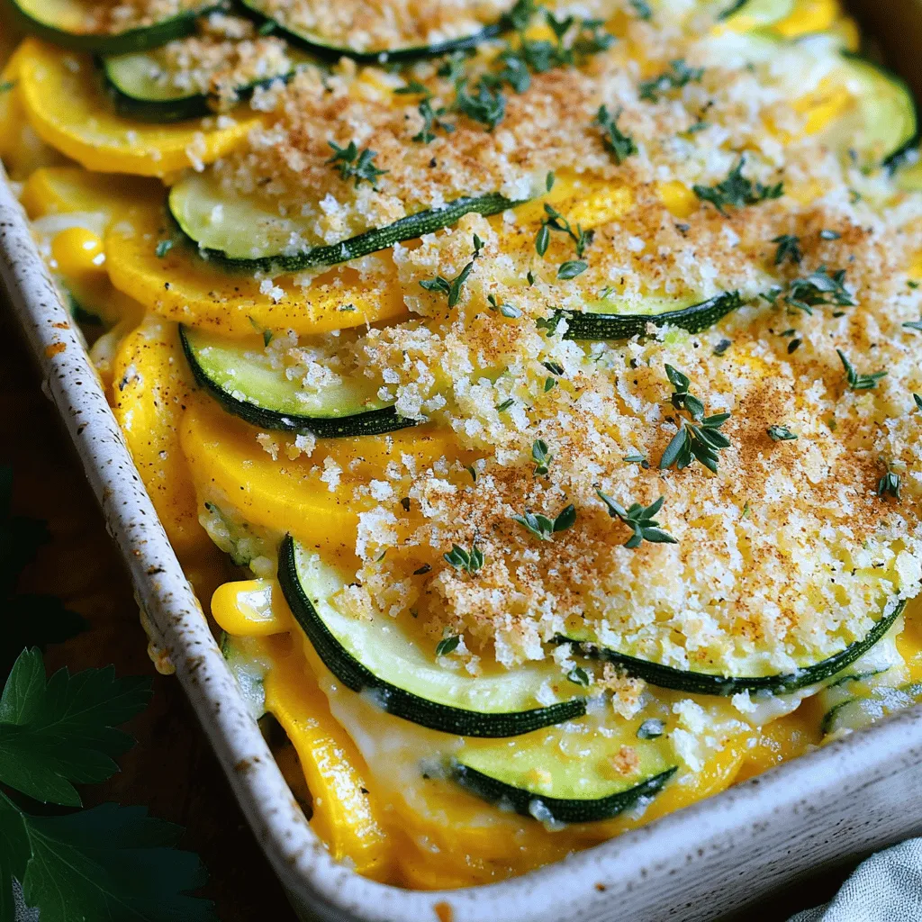 Savory Zucchini, Squash &#038; Corn Casserole Recipe