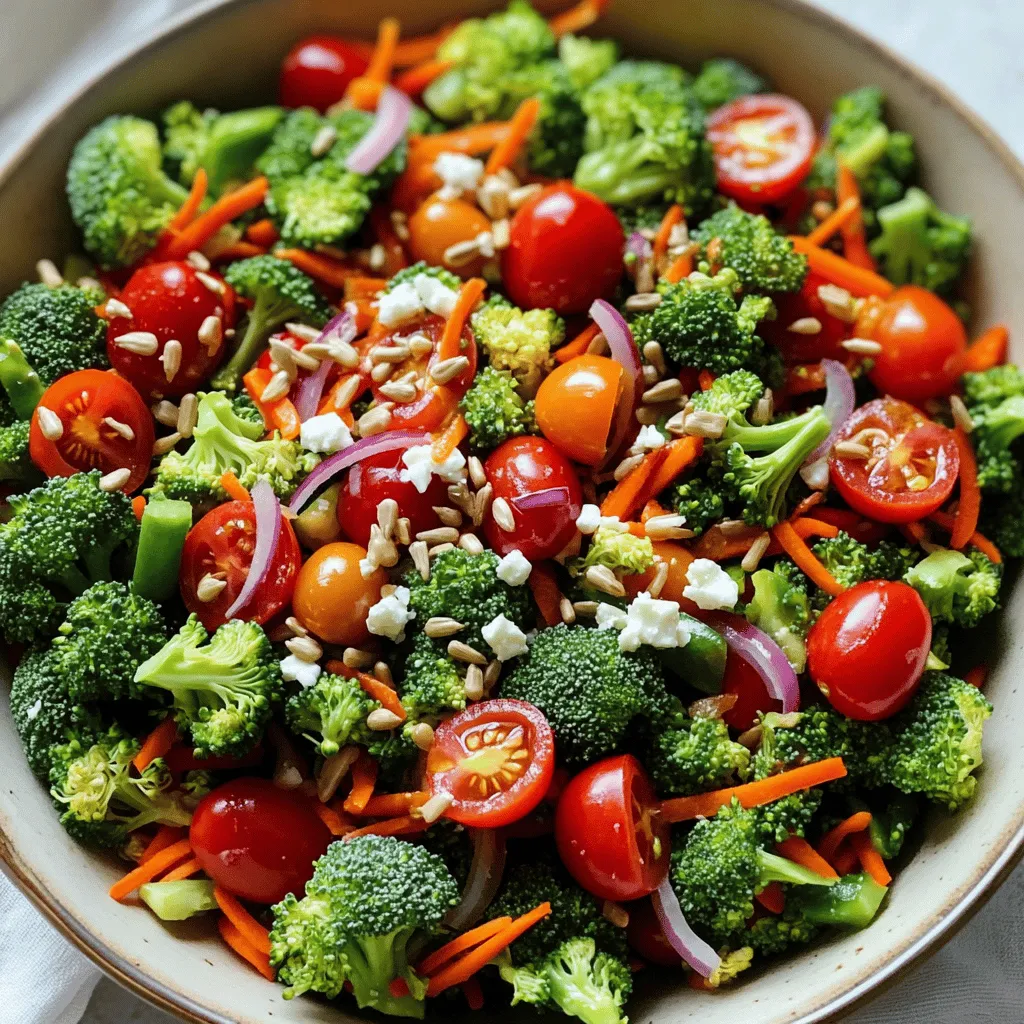 Broccoli Bliss Salad Vibrant and Flavorful Delight