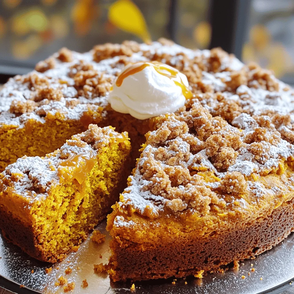Pumpkin Streusel Coffee Cake Irresistible and Savory