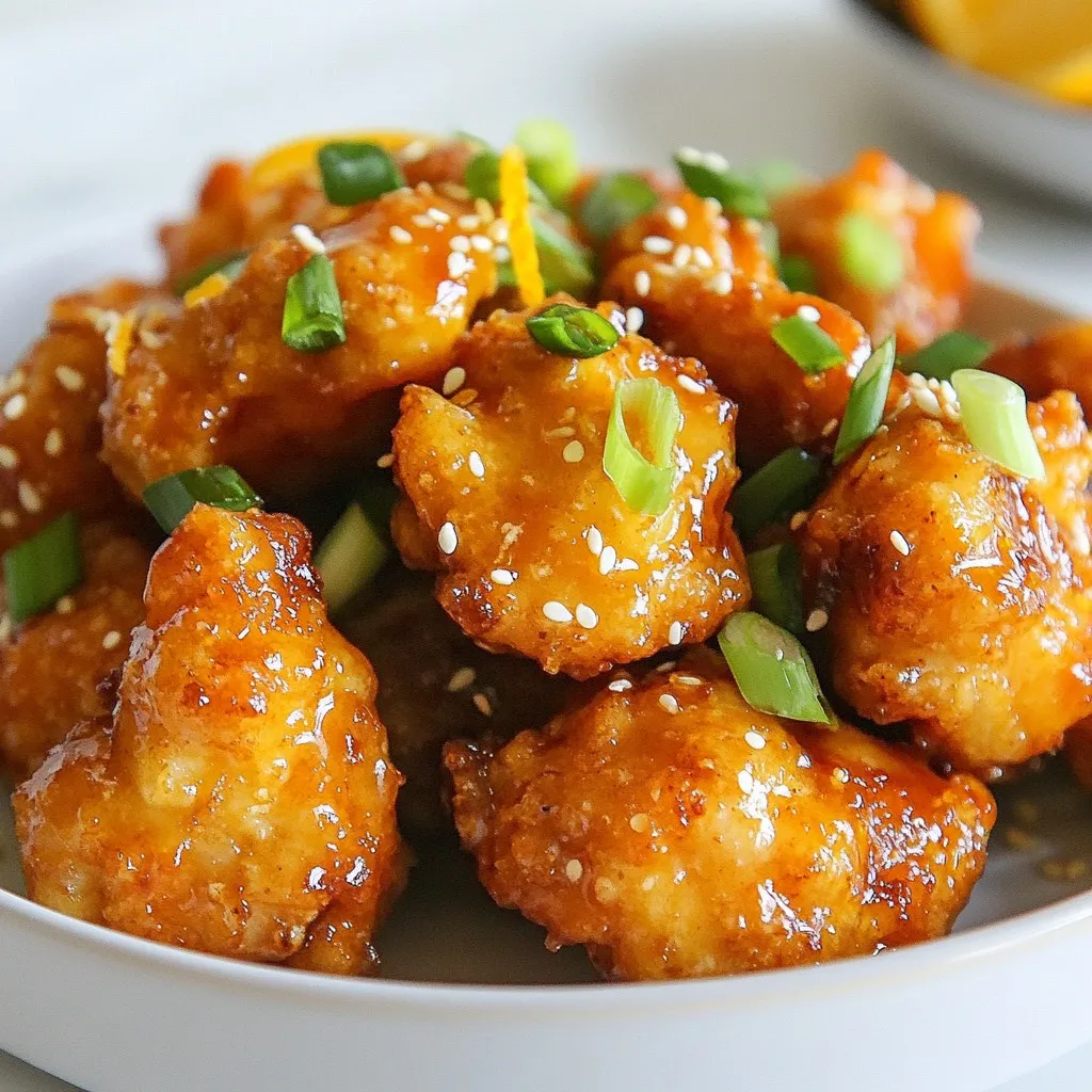 Air Fryer Orange Chicken Bites Flavorful and Easy Meal