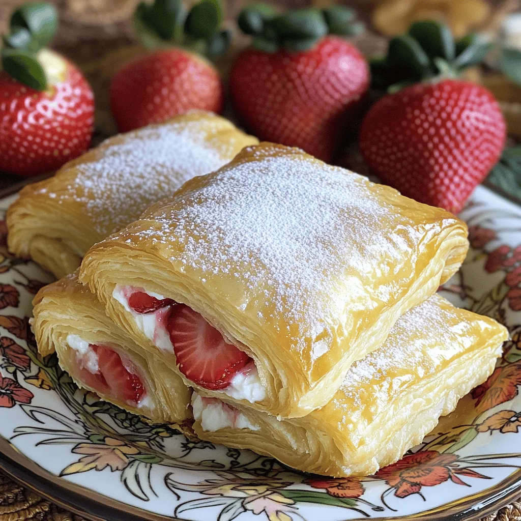 Strawberry Danish Delight Easy Pastry Recipe