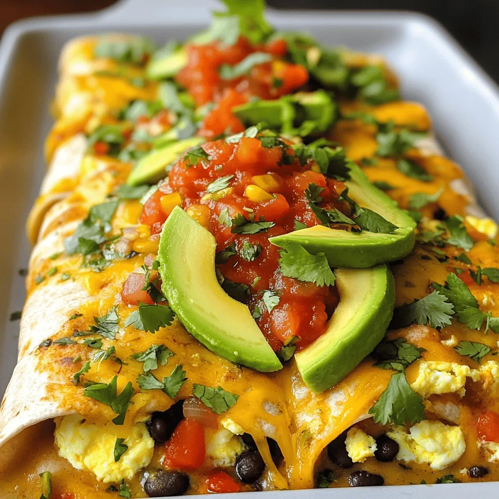 Breakfast Enchiladas Flavorful Morning Delight Recipe