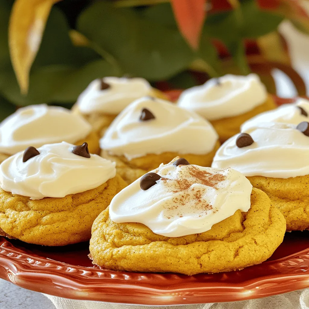 Frosted Soft Pumpkin Cookies Perfect for Fall Treats