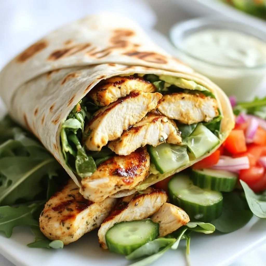 Chicken Avocado Wraps That Delight and Nourish
