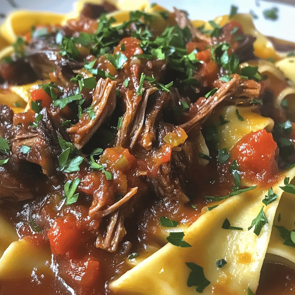 Savory Short Rib Ragu Hearty and Rich Pasta Sauce