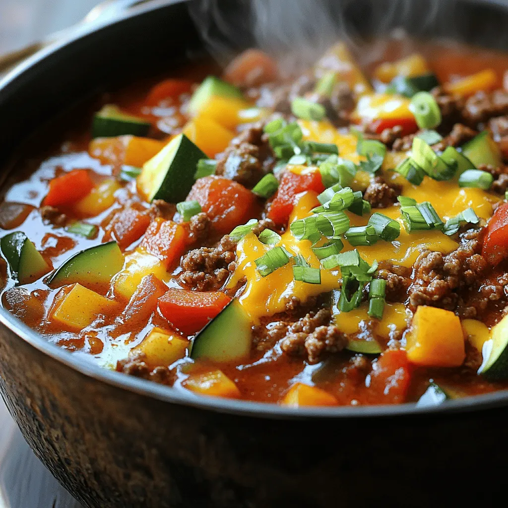 Cozy Keto Chili Hearty Delight for Comfort Food