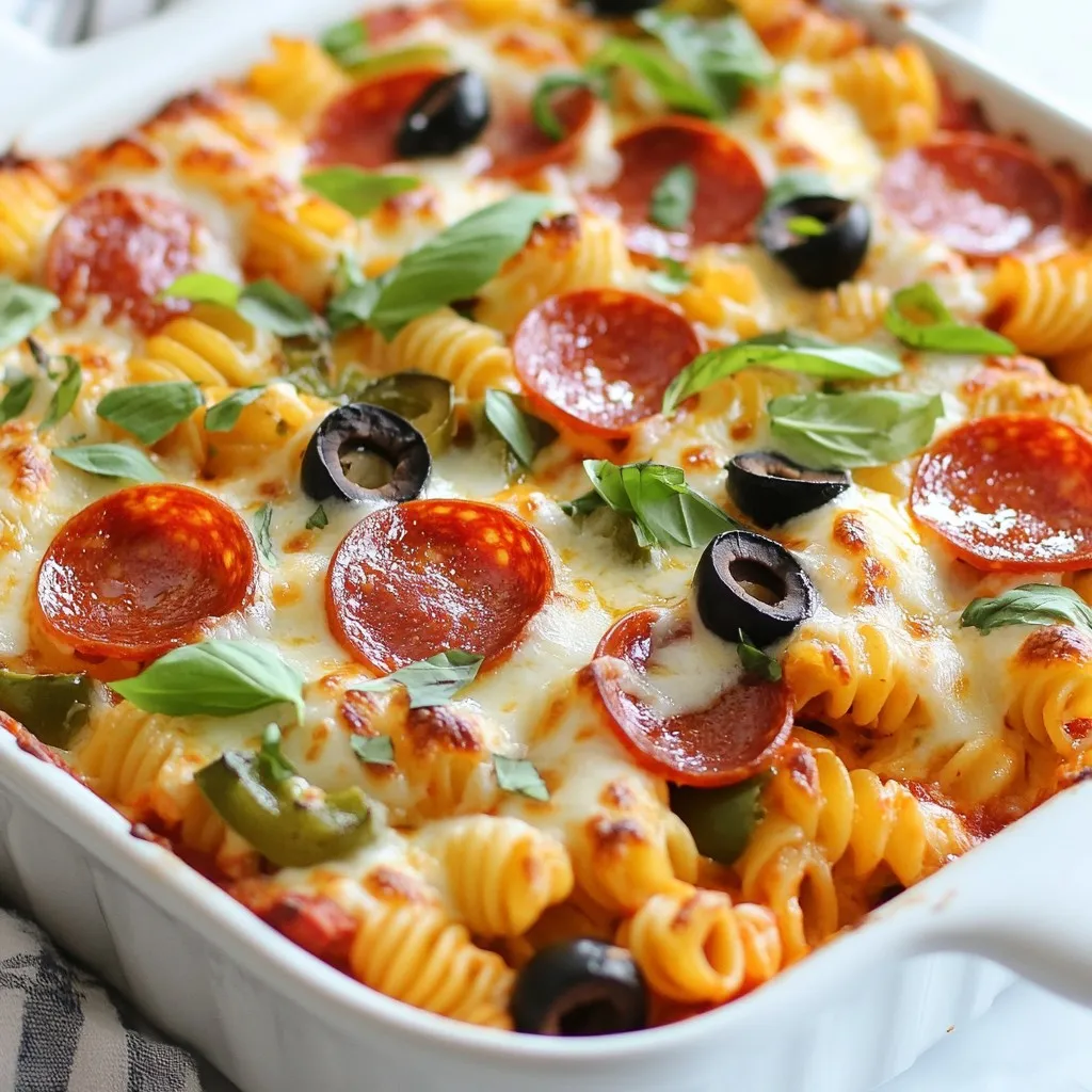 Pizza Pasta Bake Flavorful and Easy Midweek Meal