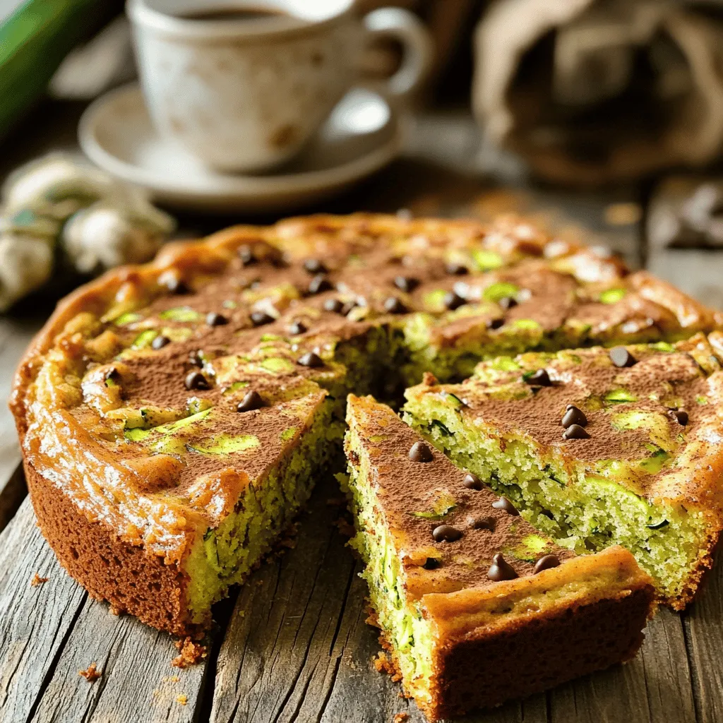 Easy Zucchini Coffee Cake Simple and Tasty Treat