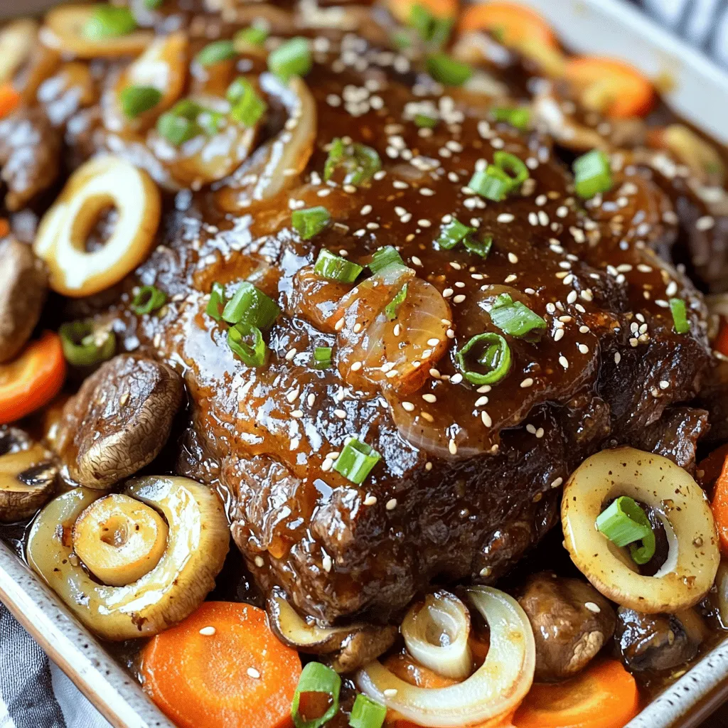 Korean Pot Roast Flavorful and Hearty Dinner Recipe