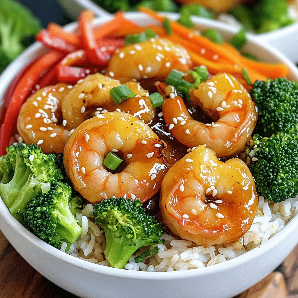 Honey Garlic Shrimp Bowls Flavorful and Easy Meal