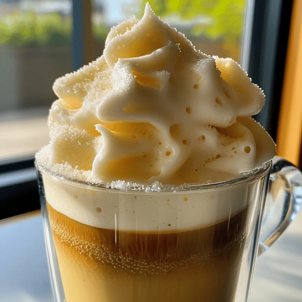 Sweet Cream Cold Foam Delicious Beverage Upgrade