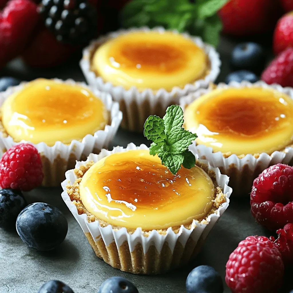 Mini Crème Brûlée Cheesecakes Delightful and Easy Recipe
