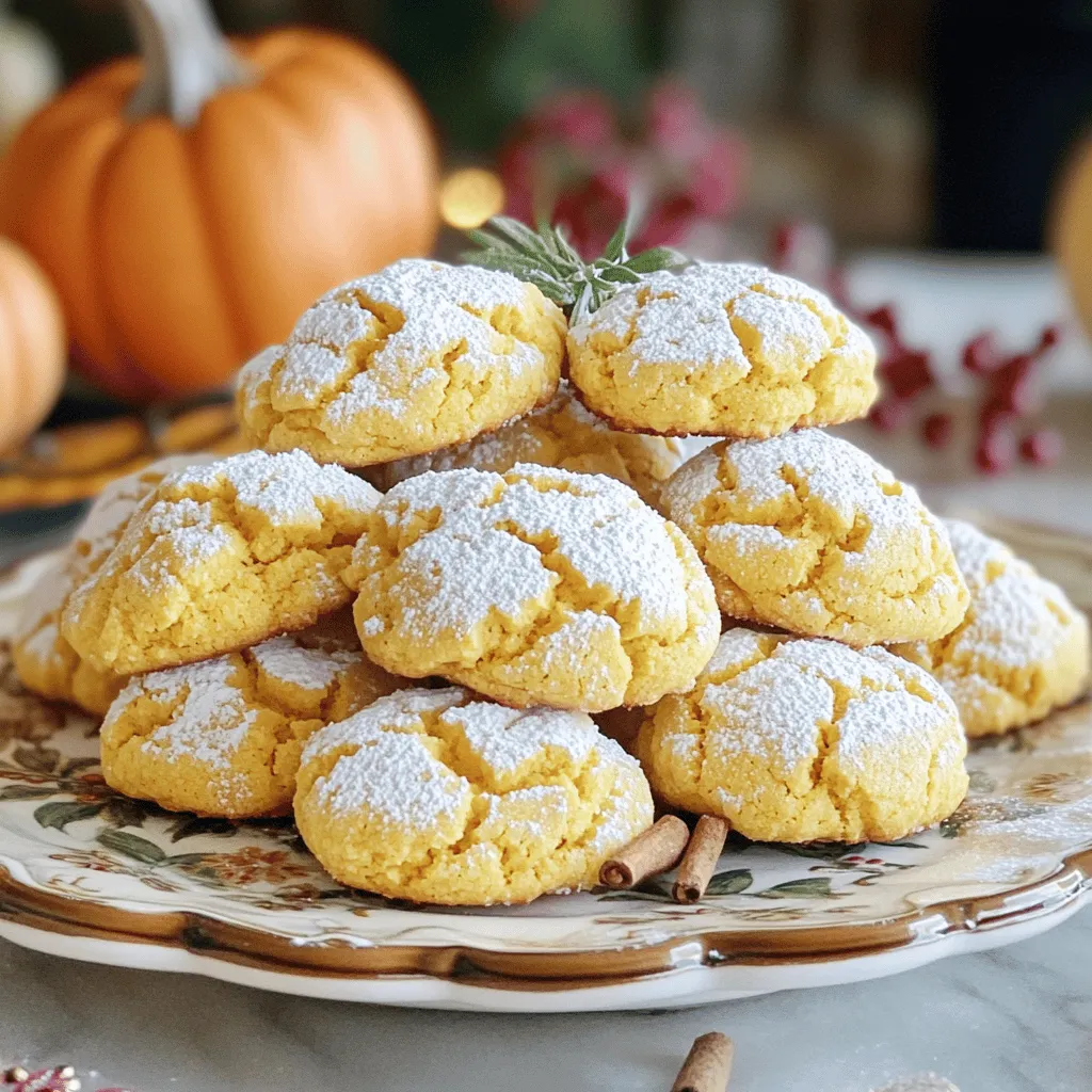 Pumpkin Crinkle Cookies Easy and Delicious Treat