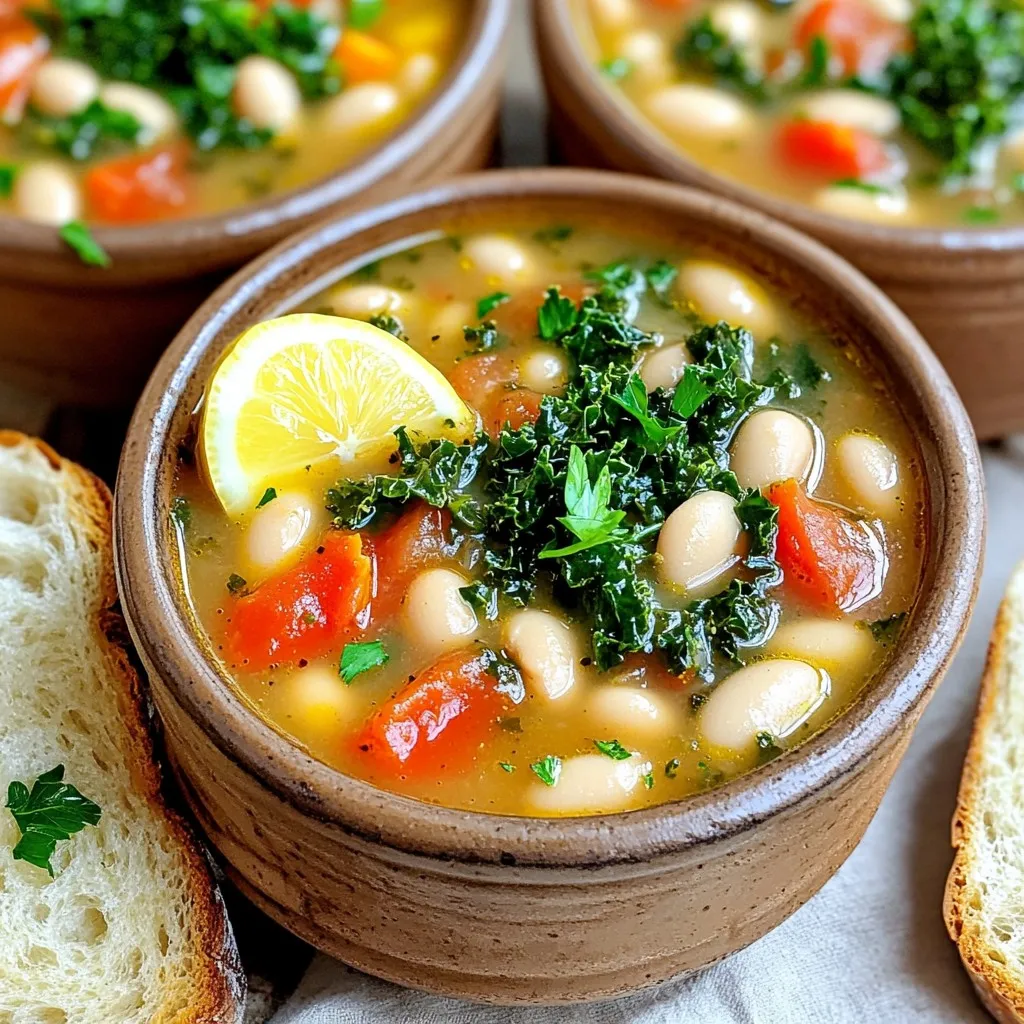 Slow Cooker Tuscan White Bean Soup Delightful Recipe