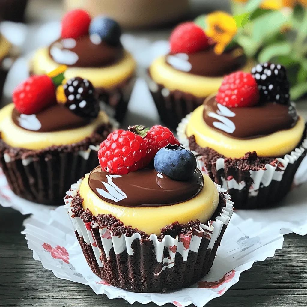Brownie Bottom Mini Cheesecakes Perfectly Sweet Treat