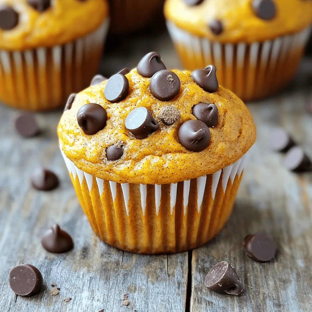 Pumpkin Chocolate Chip Muffins Healthy and Tasty Snack