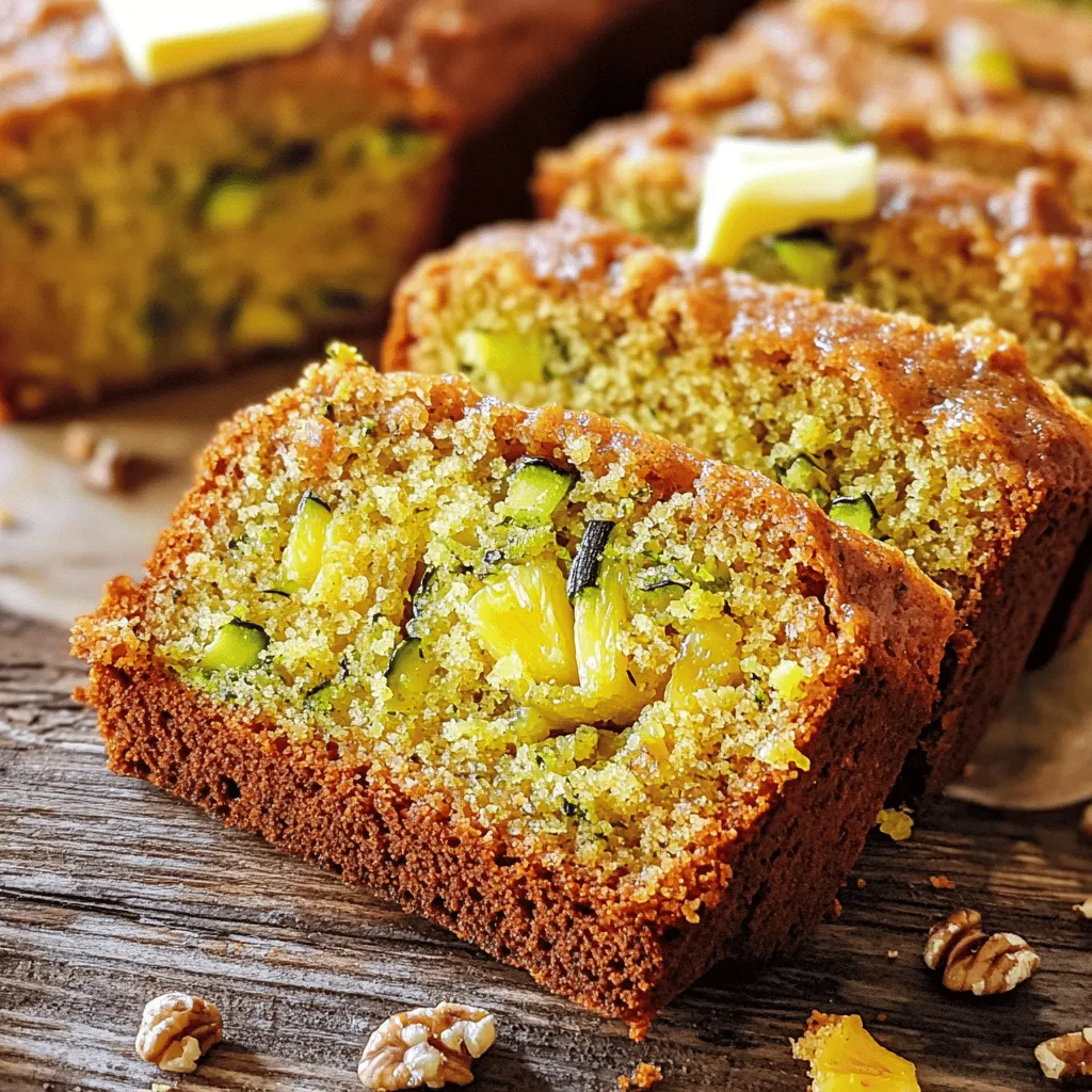 Irresistible Pineapple Zucchini Bread Homemade Delight