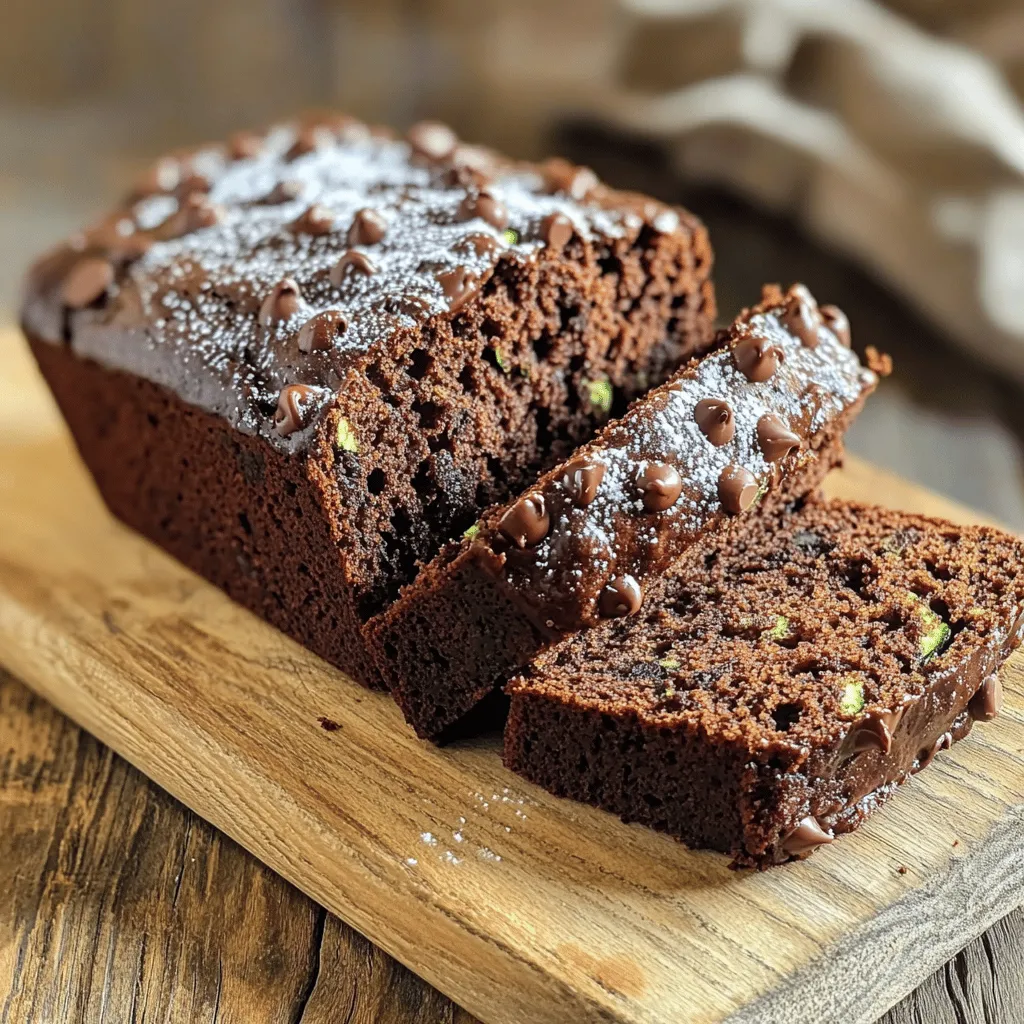 Rich Chocolate Zucchini Bread Soft and Decadent Delight