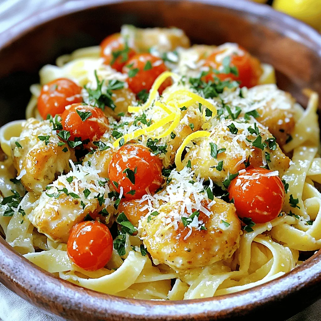 Garlic Butter Chicken Bites with Pasta Delight