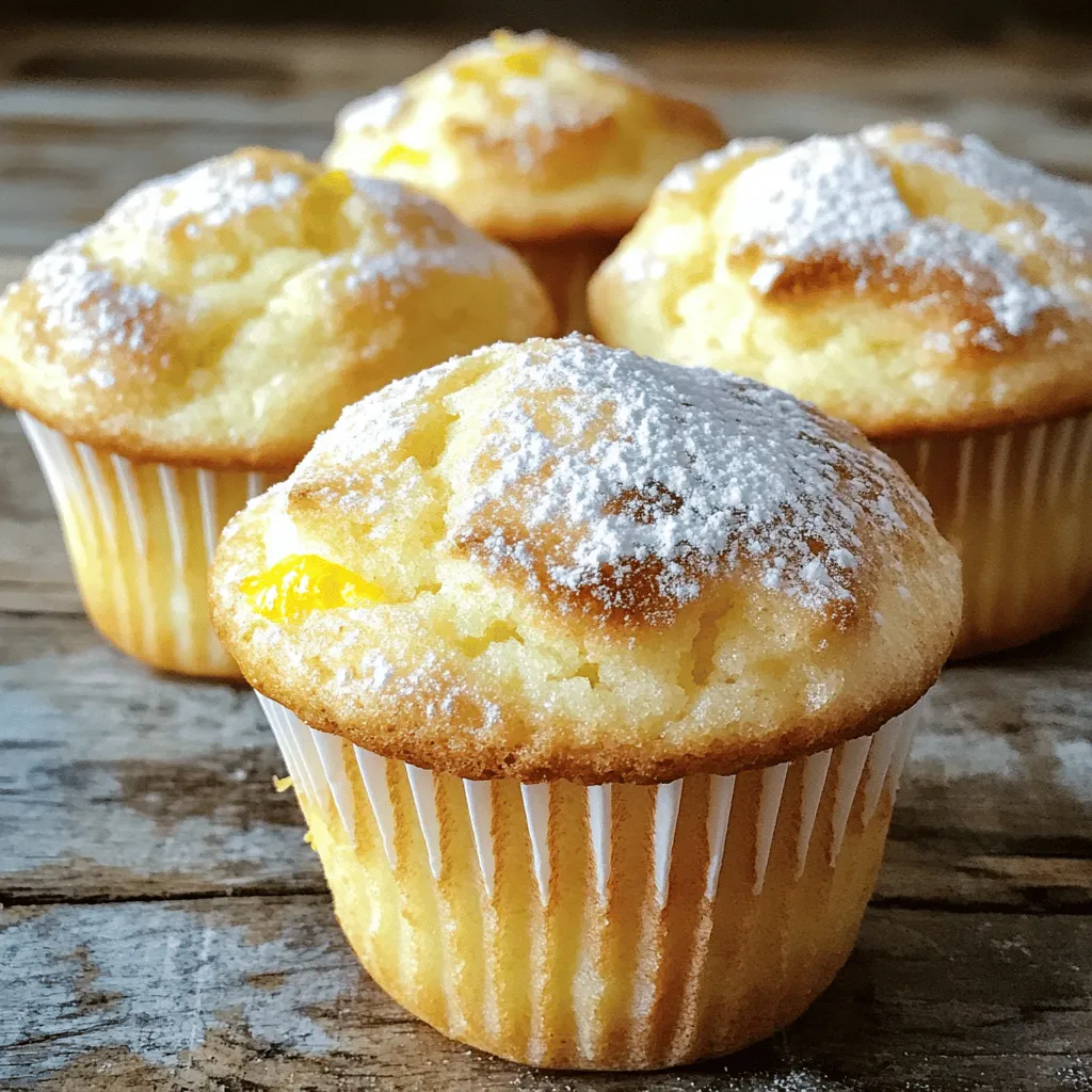 Lemon Cream Cheese Muffins Soft and Flavorful Treat