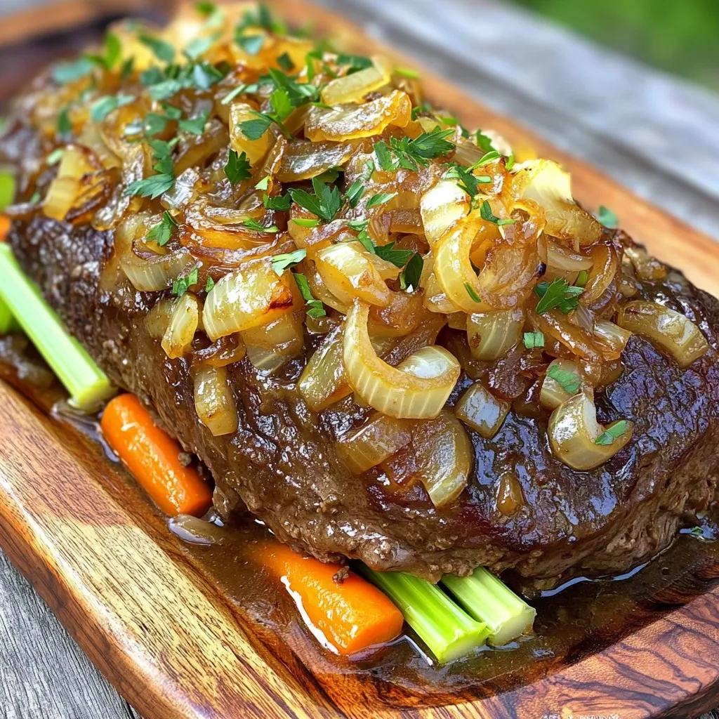 Slow Cooker French Onion Pot Roast Flavorful Delight