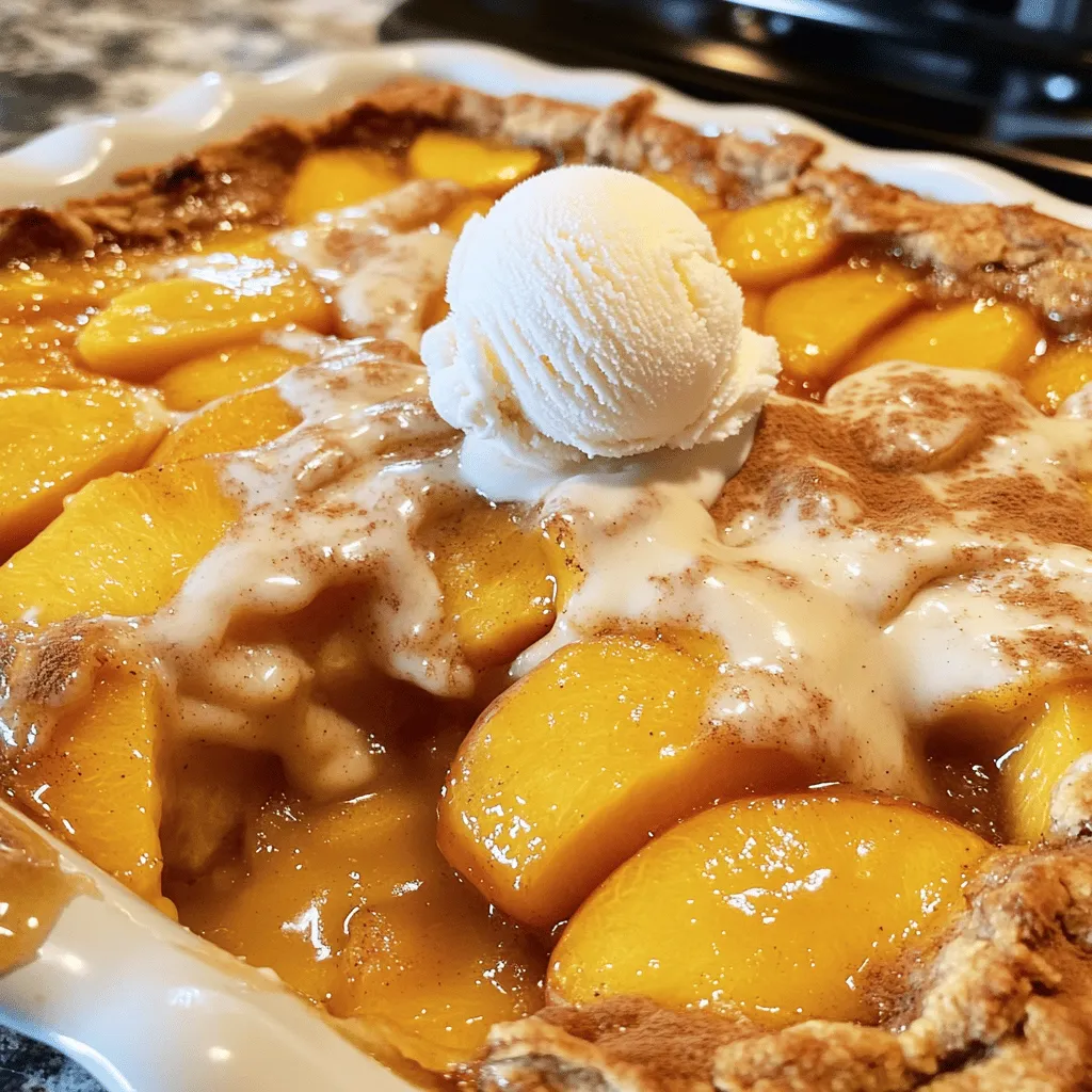 Fresh Peach Cobbler Delightful and Easy Recipe