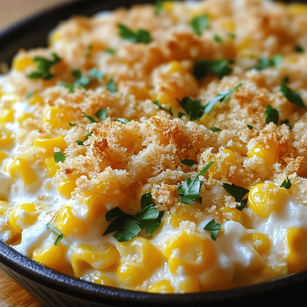 White Cheddar Baked Corn Delightful and Simple Recipe
