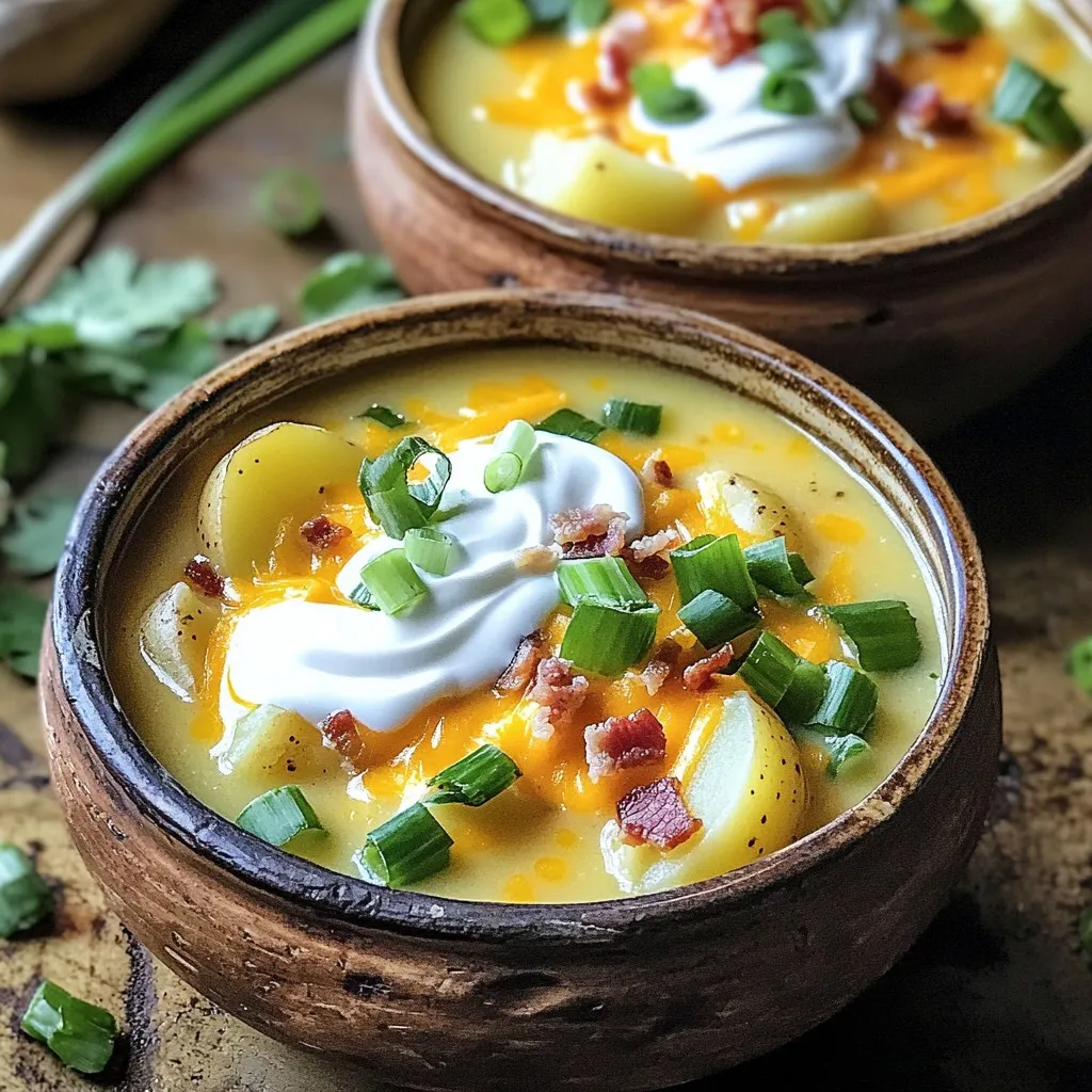 Slow Cooker Loaded Potato Soup Simple Comfort Dish